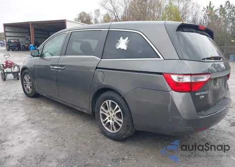 2013 Honda Odyssey Ex z USA, uszkodzony, nr VIN 5FNRL5H48DB010401